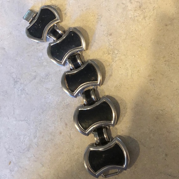 *NEW*Funky heavy mid century bracelet and earrings - Picture 3 of 3